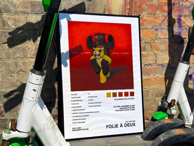 Fall Out Boy “Folie A Deux” Album Cover Poster #2
