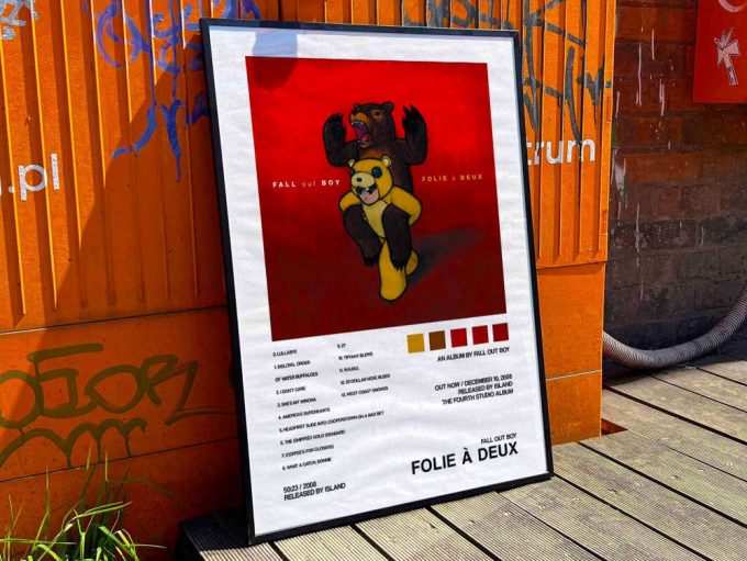 Fall Out Boy “Folie A Deux” Album Cover Poster #2