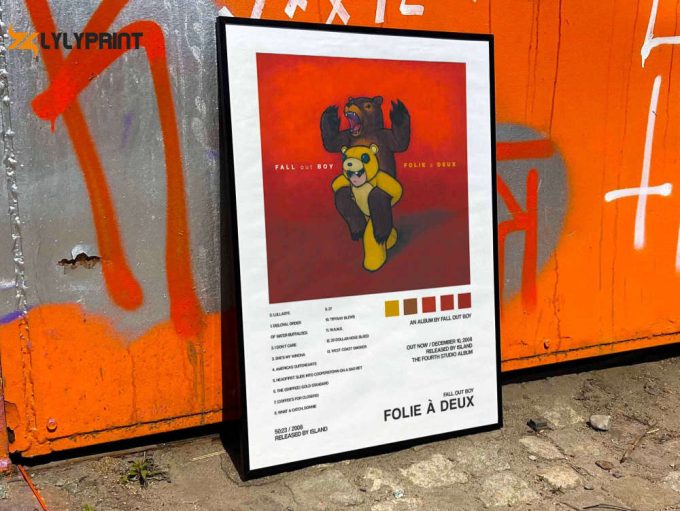 Fall Out Boy “Folie A Deux” Album Cover Poster #2