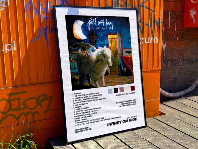 Fall Out Boy “Infinity On High” Album Cover Poster #2