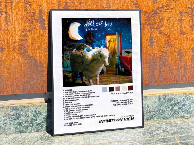 Fall Out Boy “Infinity On High” Album Cover Poster #2