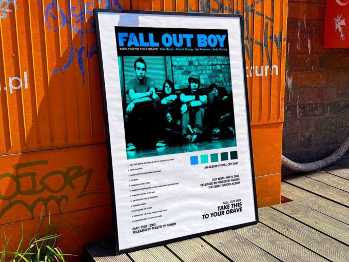 Fall Out Boy “Take This To Your Grave” Album Cover Poster #2