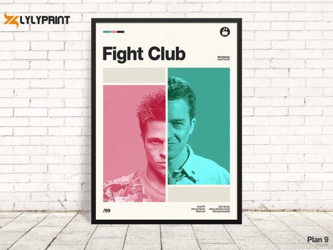 FIGHT CLUB – Retro Movie Poster
