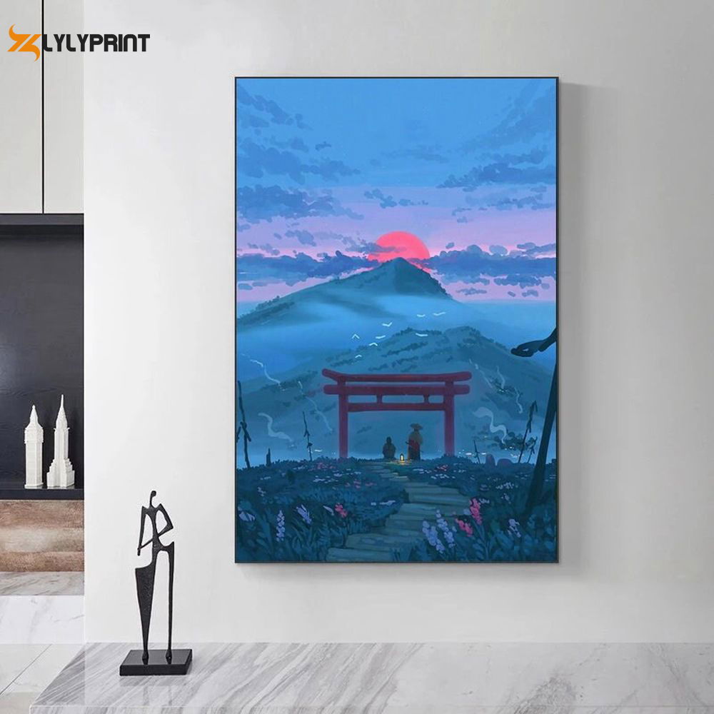 Ghost of Tsushima Video Game Home Decor Poster Ghost of Tsushima Video Game Home Decor Poster