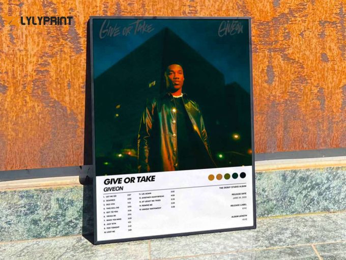 Giveon “Give Or Take” Album Cover Poster