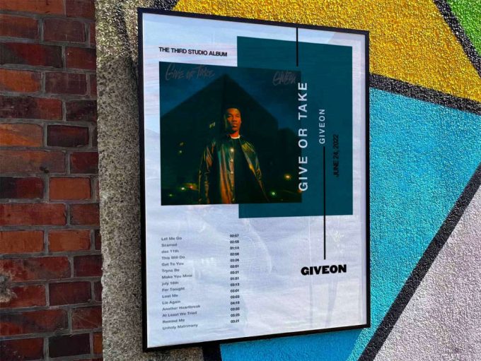 Giveon “Give Or Take” Album Cover Poster