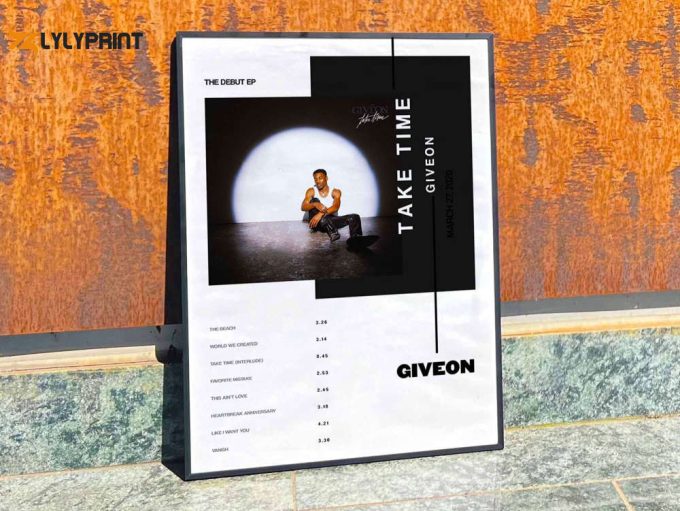 Giveon “Take Time” Album Cover Poster