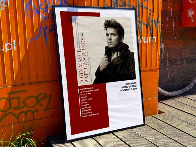 John Mayer “Battle Studies” Album Cover Poster #1