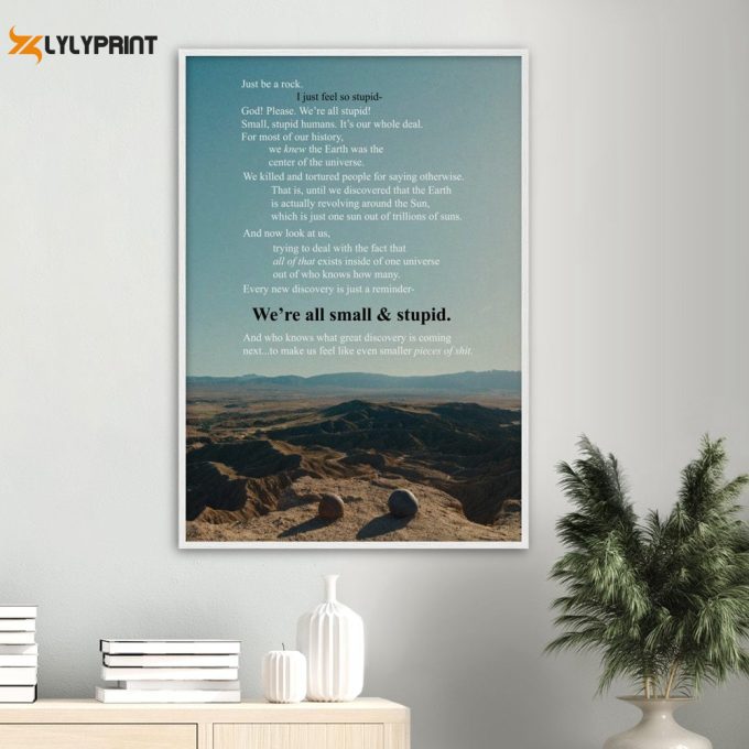 Just Be a Rock – Everything Everywhere all at Once Poster