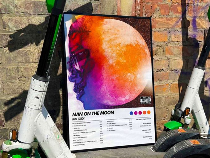 Kid Cudi “Man On The Moon End Of The Day” Album Cover Poster #6