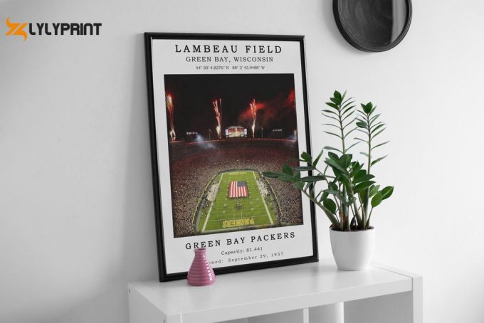 Lambeau Field Stadium Poster