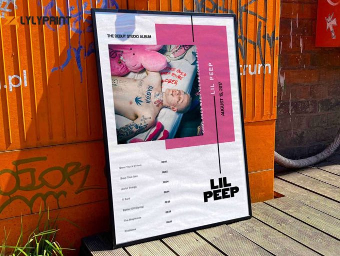 Lil Peep “Come Over When You”re Sober, Pt. 1” Album Cover Poster