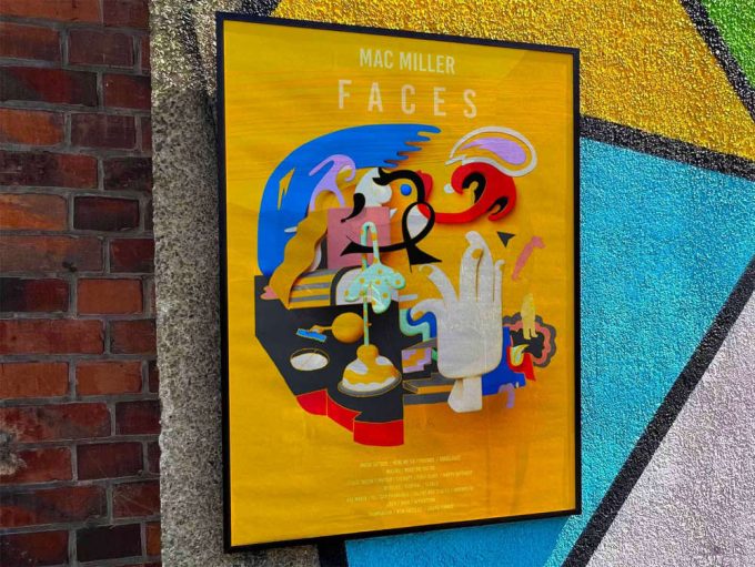 Mac Miller “”Faces” Album Cover Poster