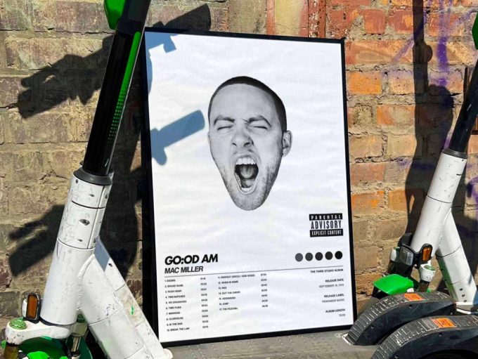 Mac Miller “”Good AM” Album Cover Poster
