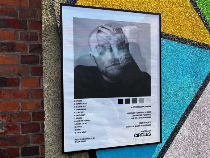 Mac Miller”s “Circles” Album Cover Poster