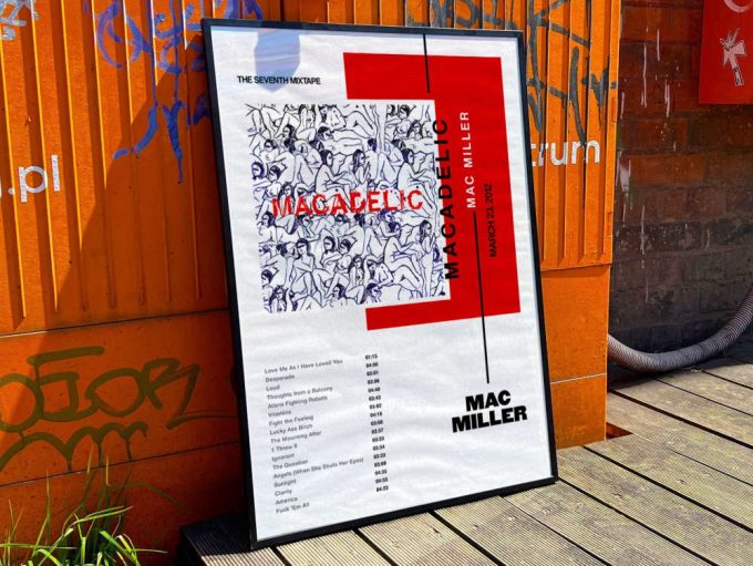Mac Miller”s “Macadelic” Album Cover Poster