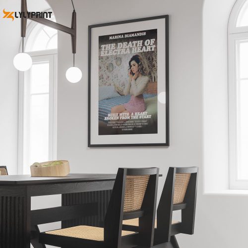 Marina and the Diamonds - Built With a Heart Broken from the Start Album Premium Matte Vertical Poster