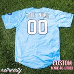 Myrtle Beach Mermen Kenny Powers Full-Button Baseball Jersey Custom