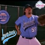Myrtle Beach Mermen Kenny Powers Full-Button Baseball Jersey Custom