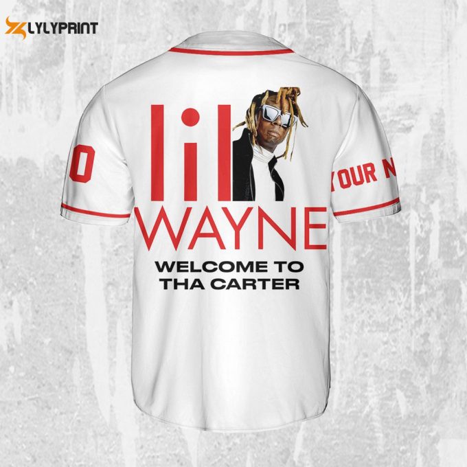 Personalize Lil Wayne Welcome To Tha Carter Jersey, Custom Baseball Jersey