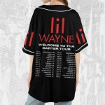 Personalize Lil Wayne Welcome To Tha Carter Tour Dates 2023 Jersey, Custom Baseball Jersey