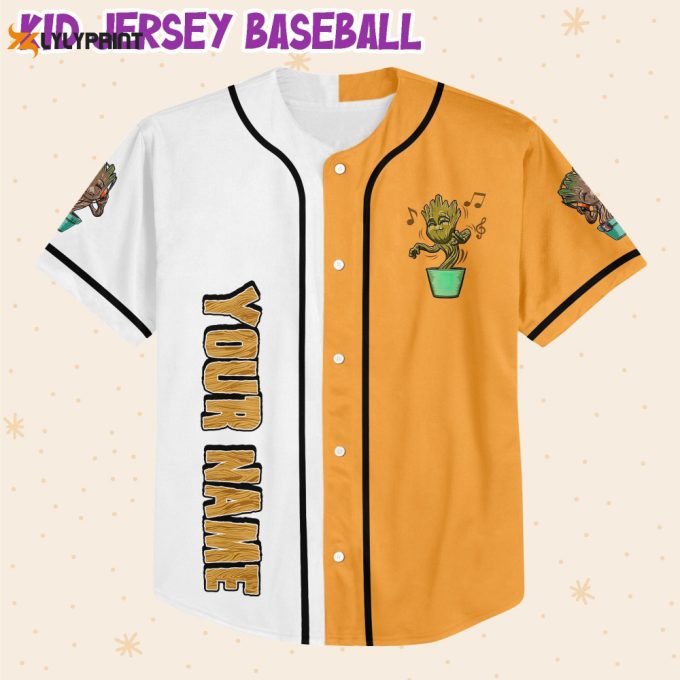 Personalized Groot Dancing Happy Life Style Baseball Jersey