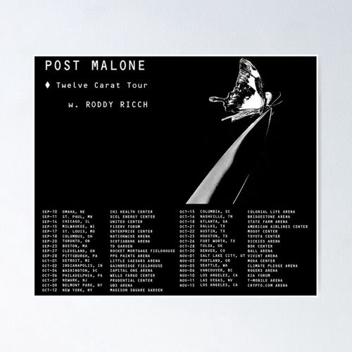 Post Malone Tour Dates 2022 Poster