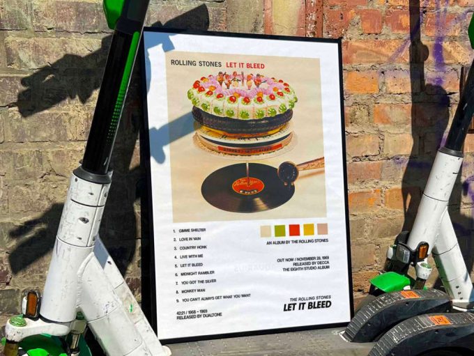 Rolling Stones “Let It Bleed” Album Cover Poster #2