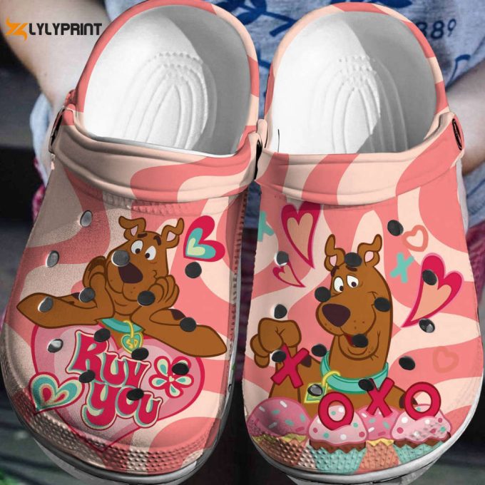 Scooby Doo Crocs 3D Clog Shoes