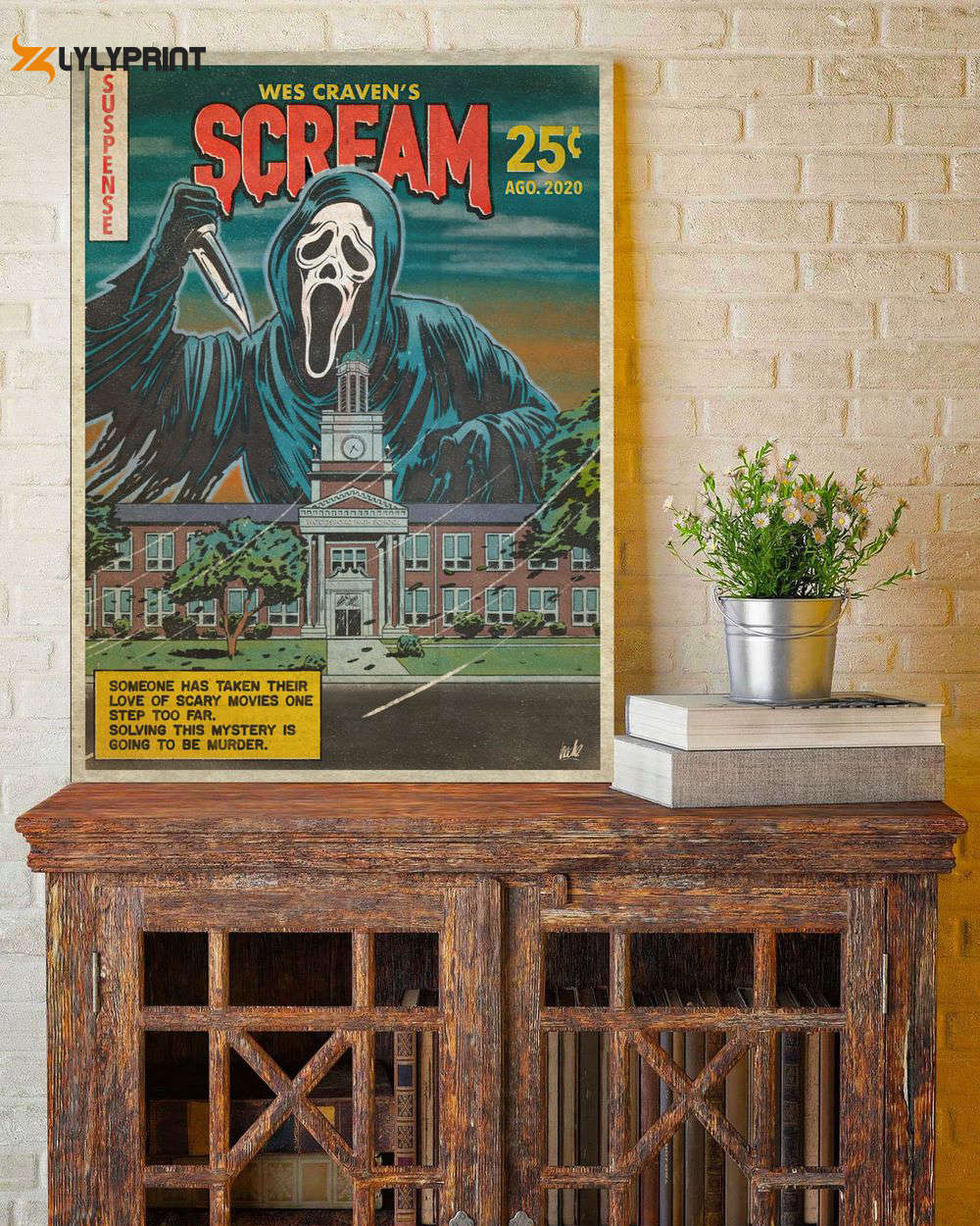 Scream Movie Retro Poster Scream Movie Retro Poster