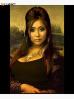 Snooki Mona Lisa Premium Matte Vertical Poster