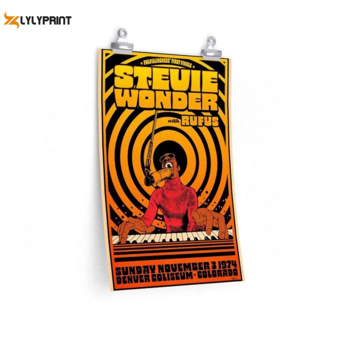 Stevie Wonder Concert Poster