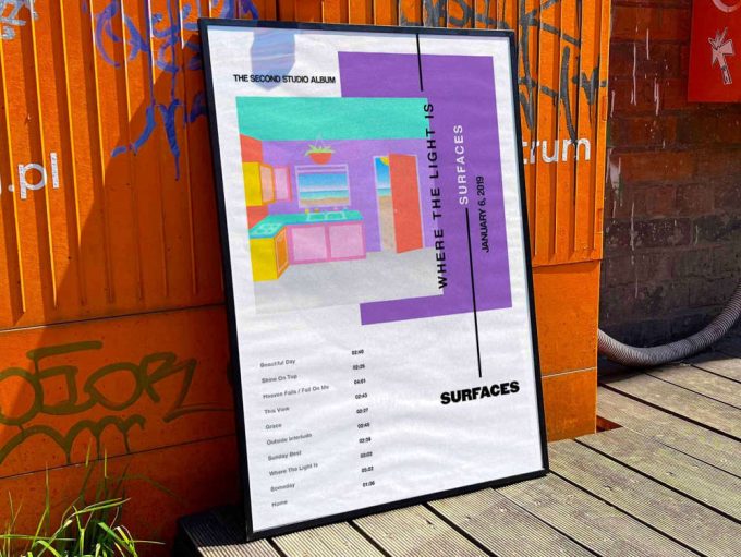 Surfaces “Where The Light Is” Album Cover Poster #3