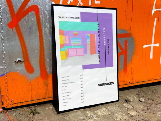 Surfaces “Where The Light Is” Album Cover Poster #3