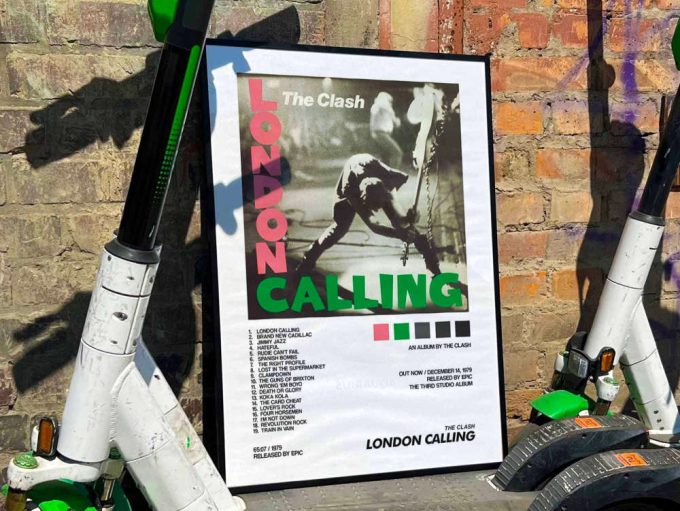 The Clash “London Calling” Album Cover Poster #2