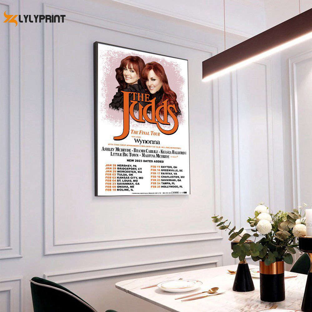 The Judds Final Tour 2023 Poster The Judds Final Tour 2023 Poster