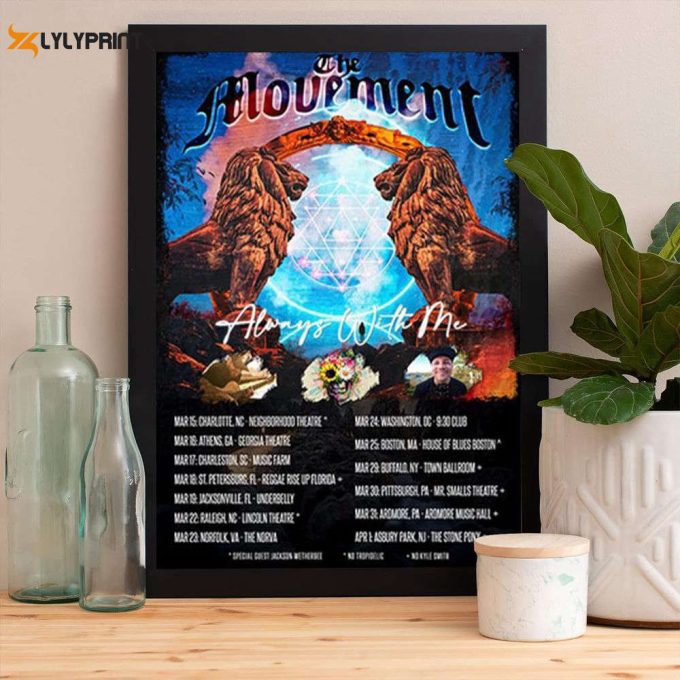 The Movement Tour 2023 Poster The Movement The Always With Me Tour 2023 Poster