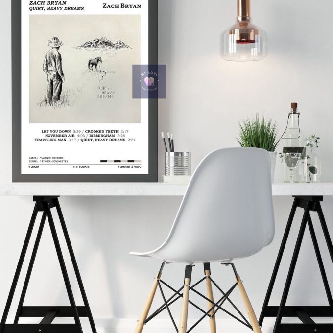 Zach Bryan – Quiet, Heavy Dreams Album Poster