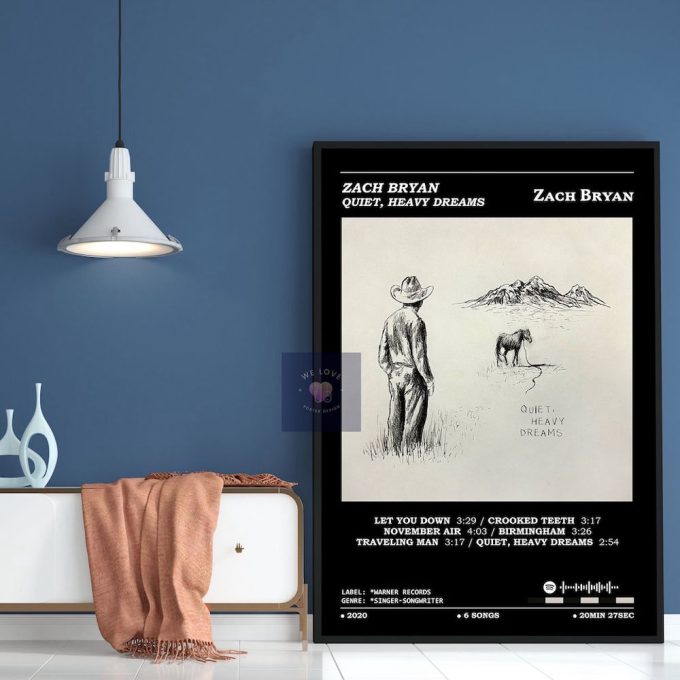 Zach Bryan – Quiet, Heavy Dreams Album Poster