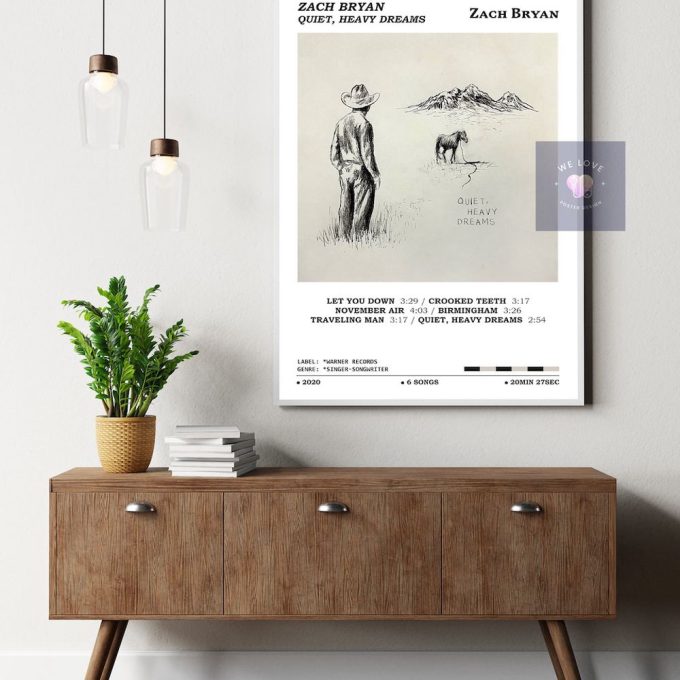 Zach Bryan – Quiet, Heavy Dreams Album Poster