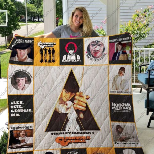 A Clockwork Orange 3D Customized Quilt Blanket