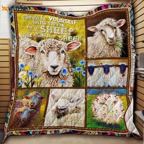Always Be A Sheep 3D Customized Quilt
