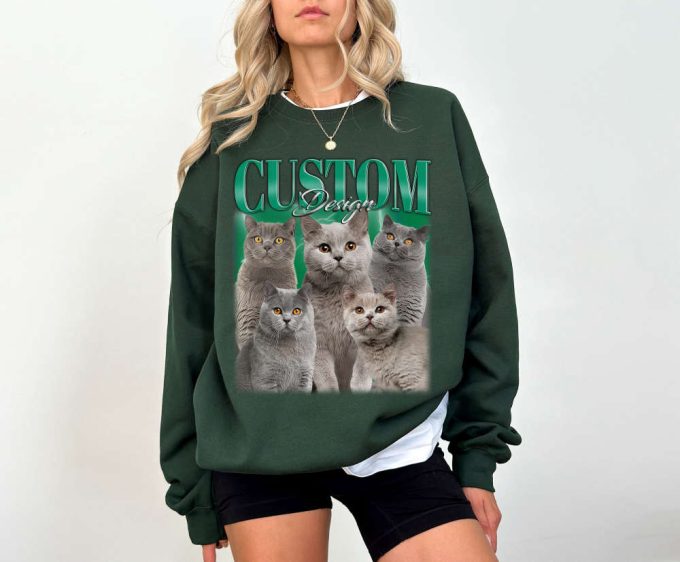 Custom Cat Design Shirt: Stylish Unisex Tees & Sweaters for Cat Lovers