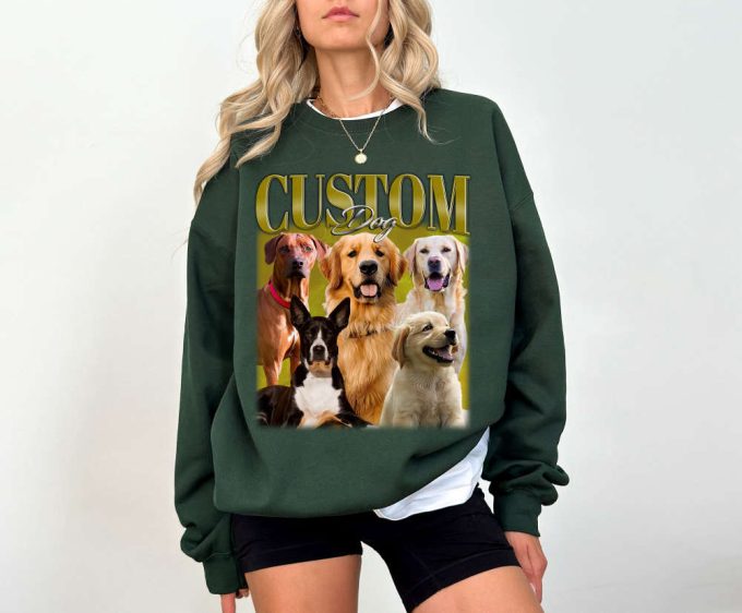 Custom Dog Design T-Shirts Custom Dog Shirt Custom Design Tees Custom Design Hoodie Custom Design Sweatshirt Retro T-Shirt