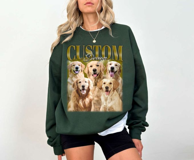 Custom Dog Design T-Shirts Custom Dog Shirt Custom Design Tees Custom Design Hoodie Custom Design Sweatshirt Retro T-Shirt