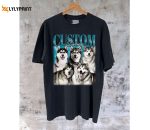 Custom Dog Design T-Shirts Custom Dog Shirt Custom Design Tees Custom Design Hoodie Custom Design Sweatshirt Retro T-Shirt