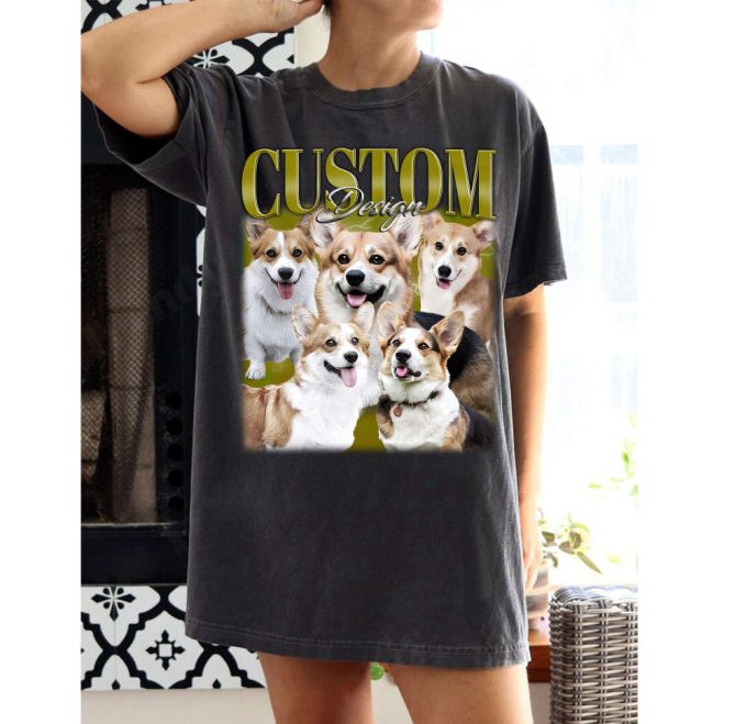 Custom Dog Design T-Shirts Custom Dog Shirt Custom Design Tees Custom Design Hoodie Custom Design Sweatshirt Retro T-Shirt