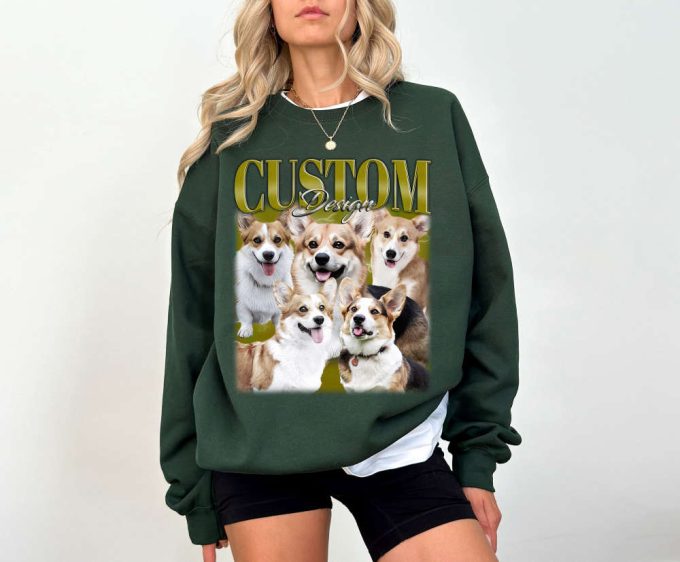 Custom Dog Design T-Shirts Custom Dog Shirt Custom Design Tees Custom Design Hoodie Custom Design Sweatshirt Retro T-Shirt