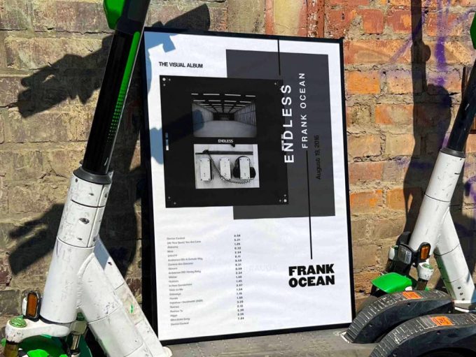 Frank Ocean “Endlesse” Album Cover Poster