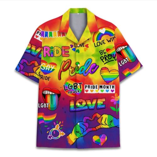 Gifts For Party unisex Hawaiian shirt Group Hawai Gifts Summer hawai LGBTQ Pride Hawaiian Shirts LGBT Rainbow Pride Month Equality